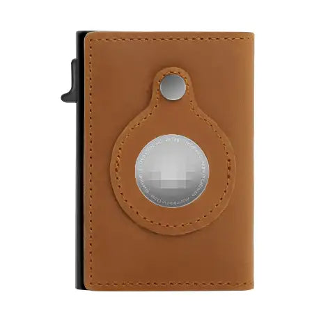 Leder Airtag Wallets mit RFID