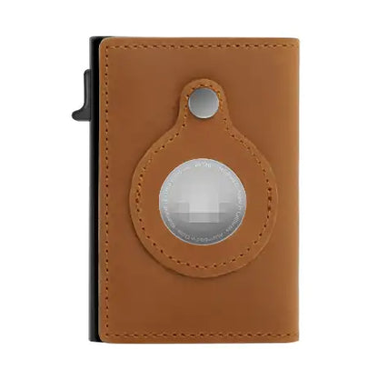 Leder Airtag Wallets mit RFID