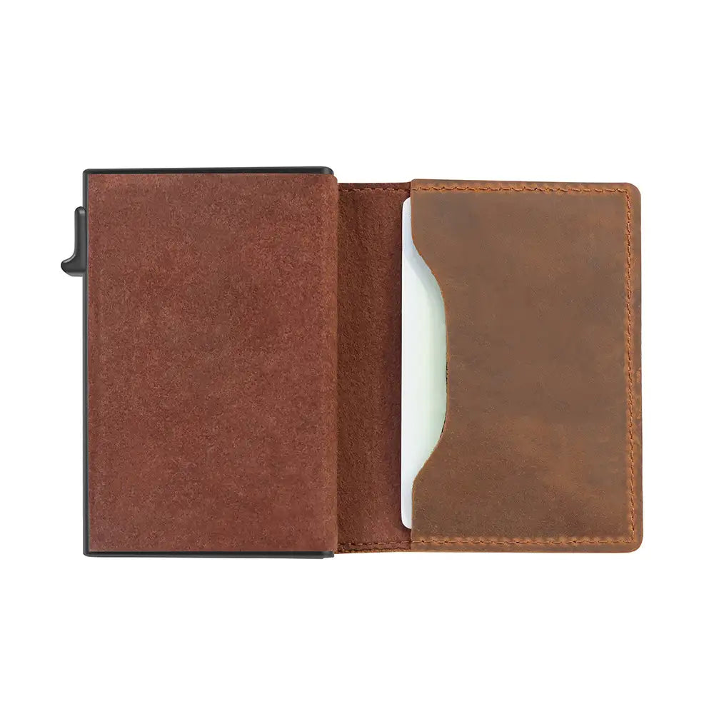 Leder Airtag Wallets mit RFID